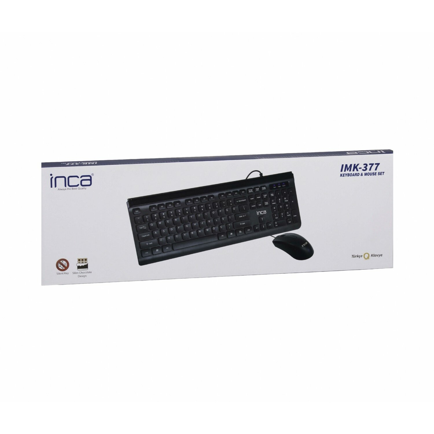 INCA IMK-377, Tastatur und Set, Schwarz Maus
