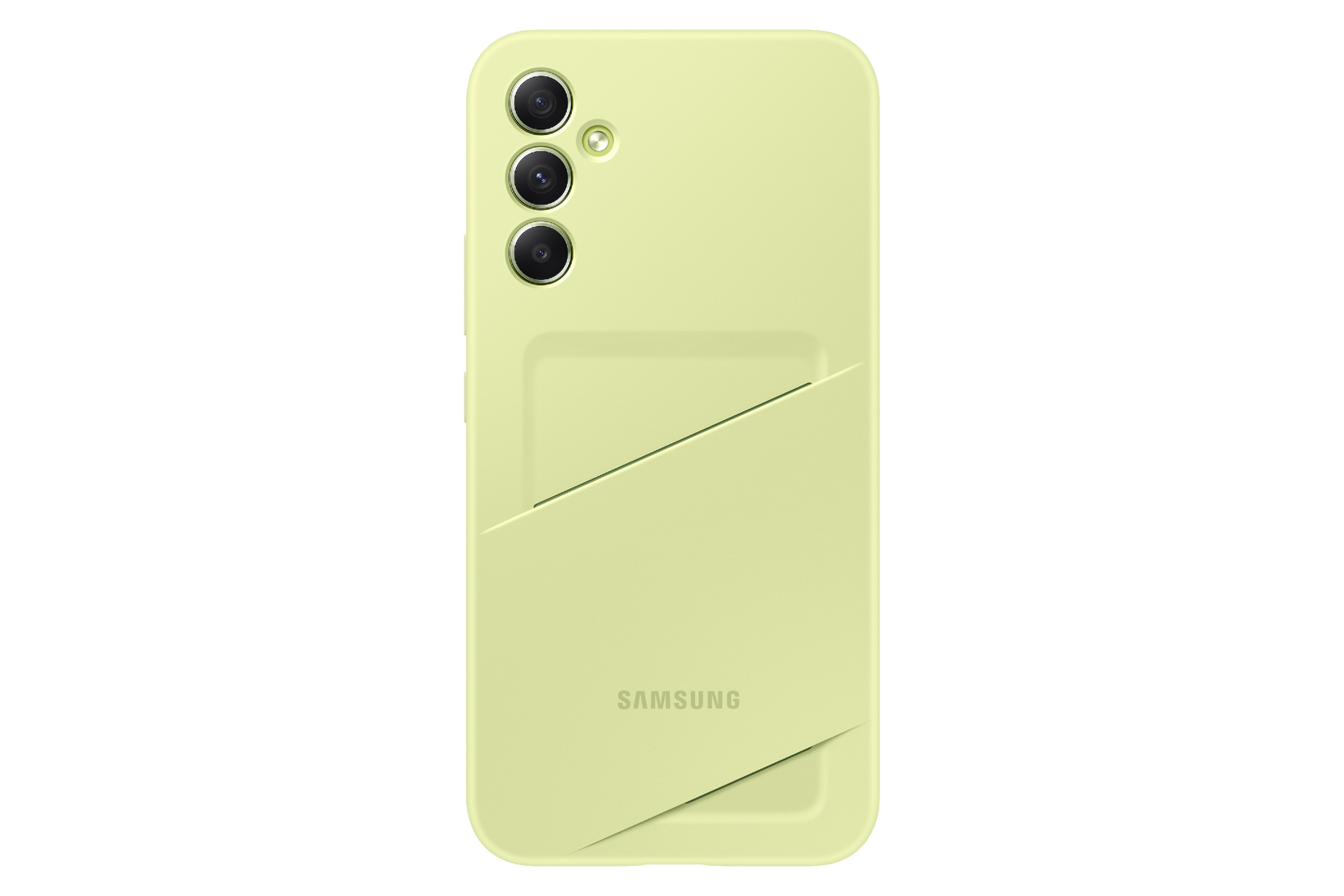 Fall A34 A34, Kalk, Slot Galaxy Backcover, SAMSUNG Samsung, Card Grün - Galaxy - Fall