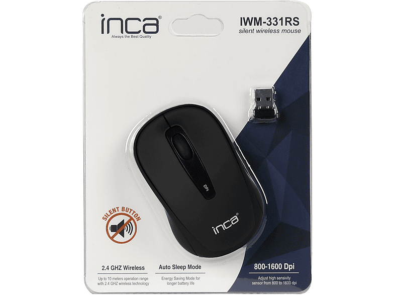 Schwarz INCA IWM-331RS Maus,
