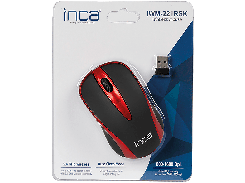 INCA IWM-221RSK Schwarz Maus