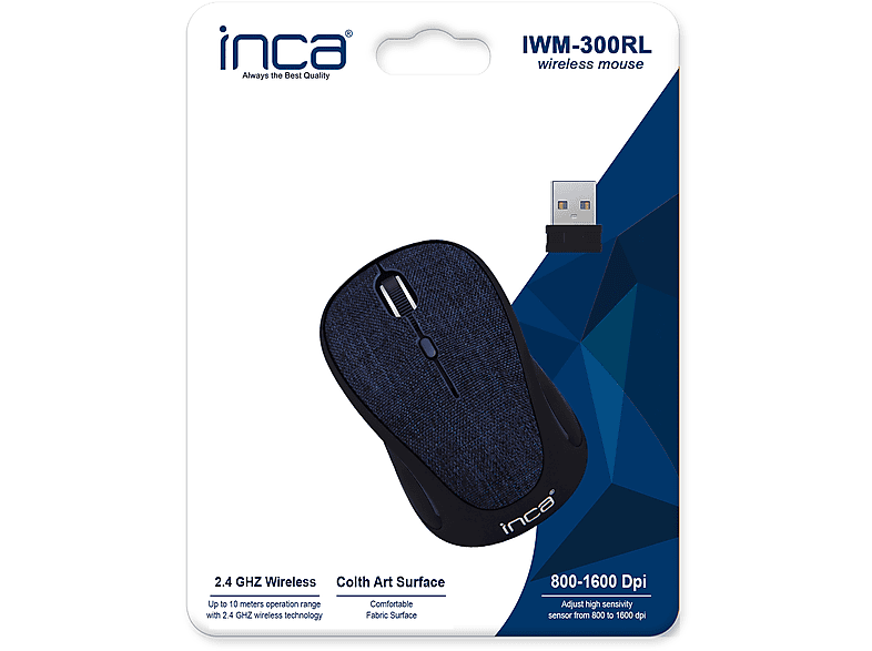 INCA IWM-300RL Maus, Blau