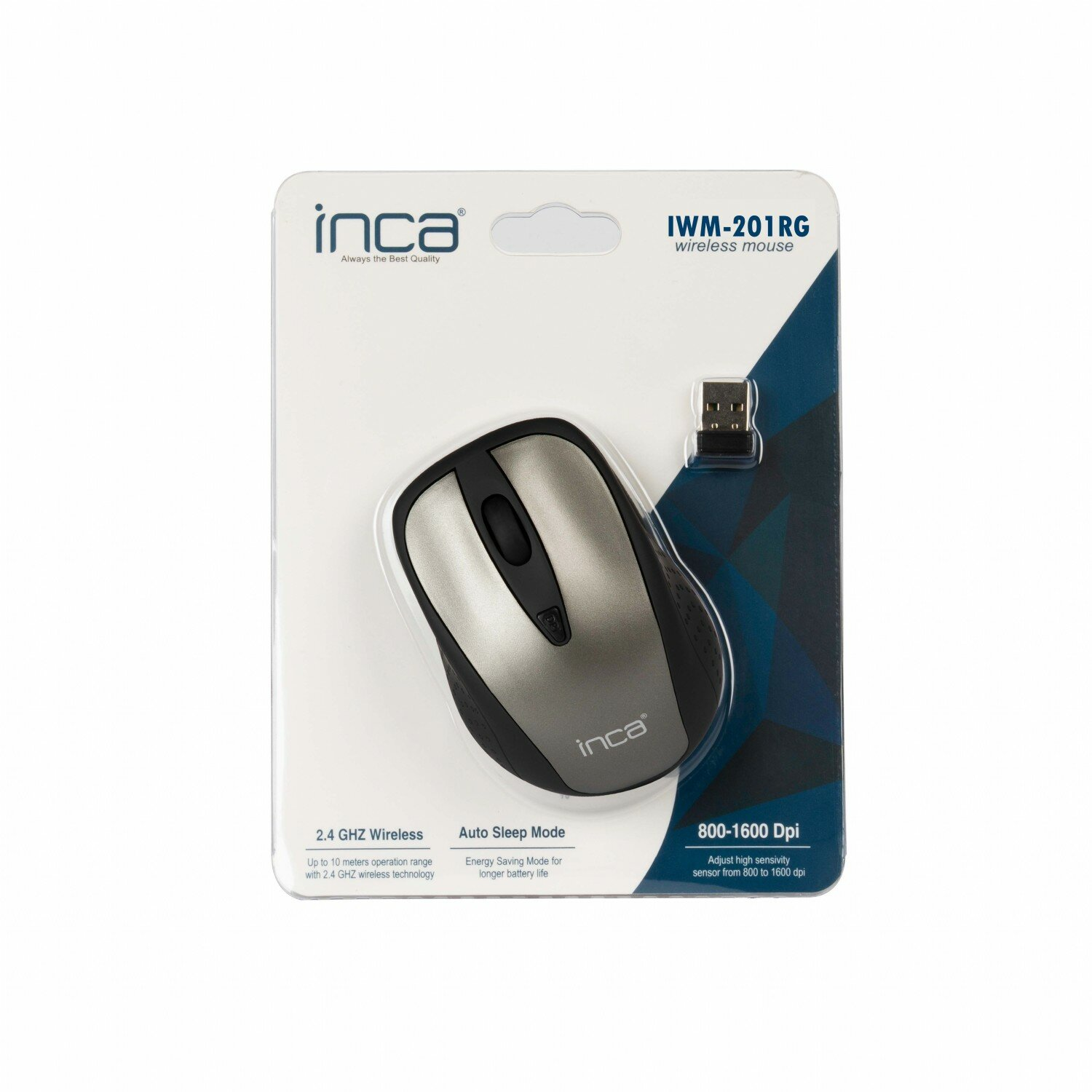 INCA IWM-201RG Schwarz Maus