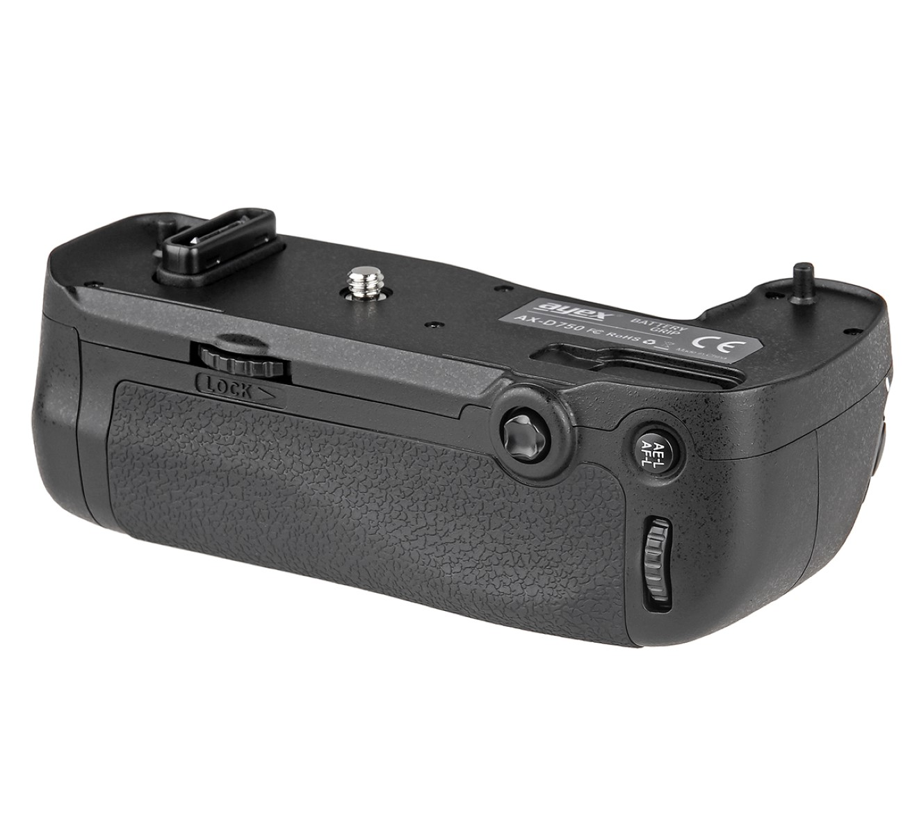 AYEX Batteriegriff Nikon im Black Hochformat, für Batteriegriff, optimal Ersatz fotografieren Akkugriff zum MB-D16 D750
