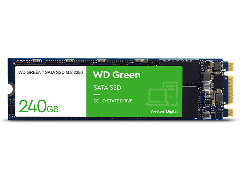 WESTERN DIGITAL WDS240G3G0B, 240 GB, SSD, 2,5 Zoll, intern