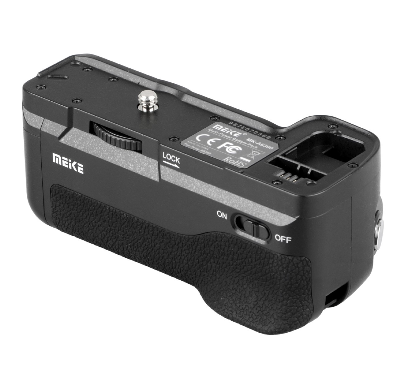 Black für MEIKE Batteriegriff Alpha und Hochformat-Fotografie, optimal A6300 Batteriegriff, Sony A6000