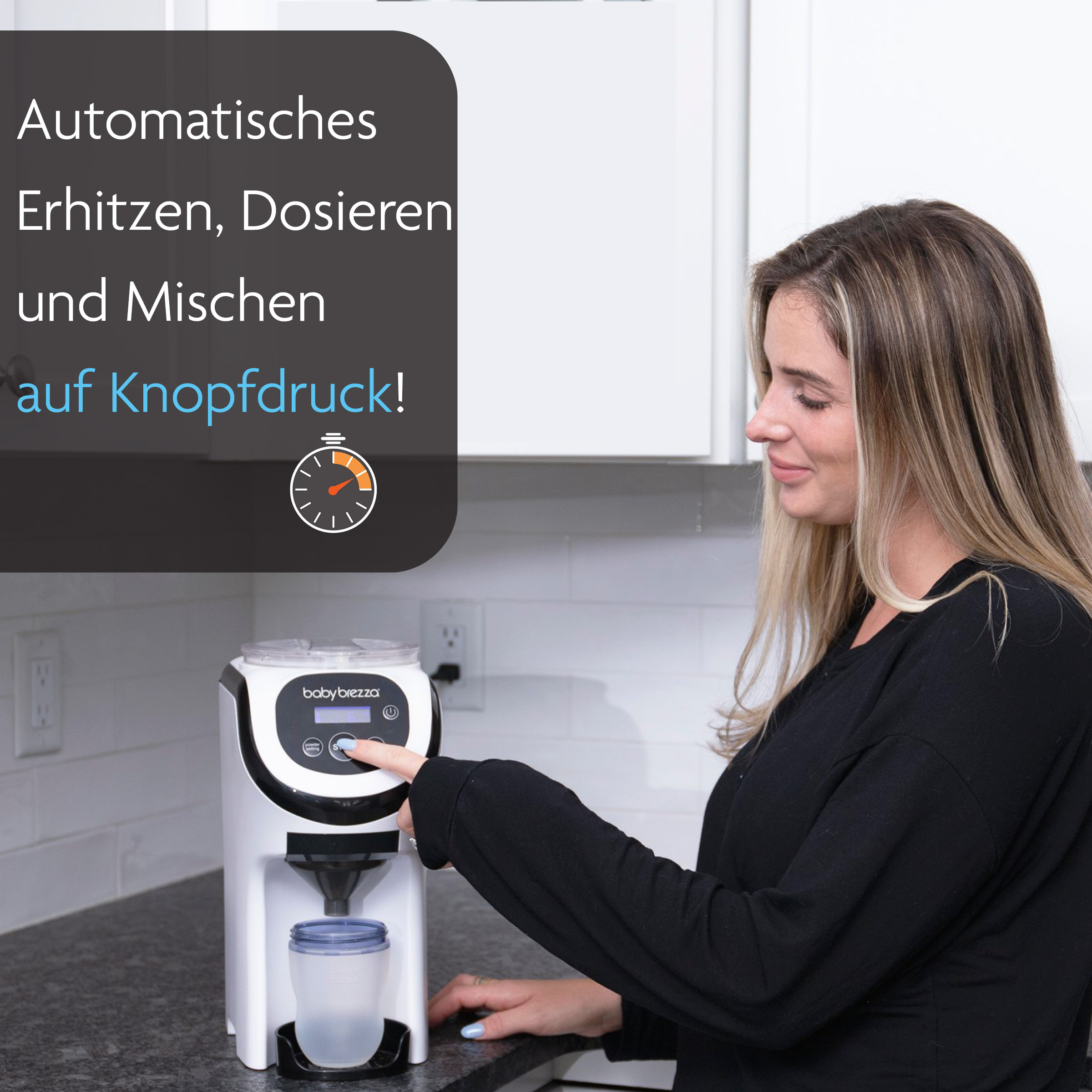 BABY BREZZA Formula automatischer weiß Flaschenzubereiter Pro Mini