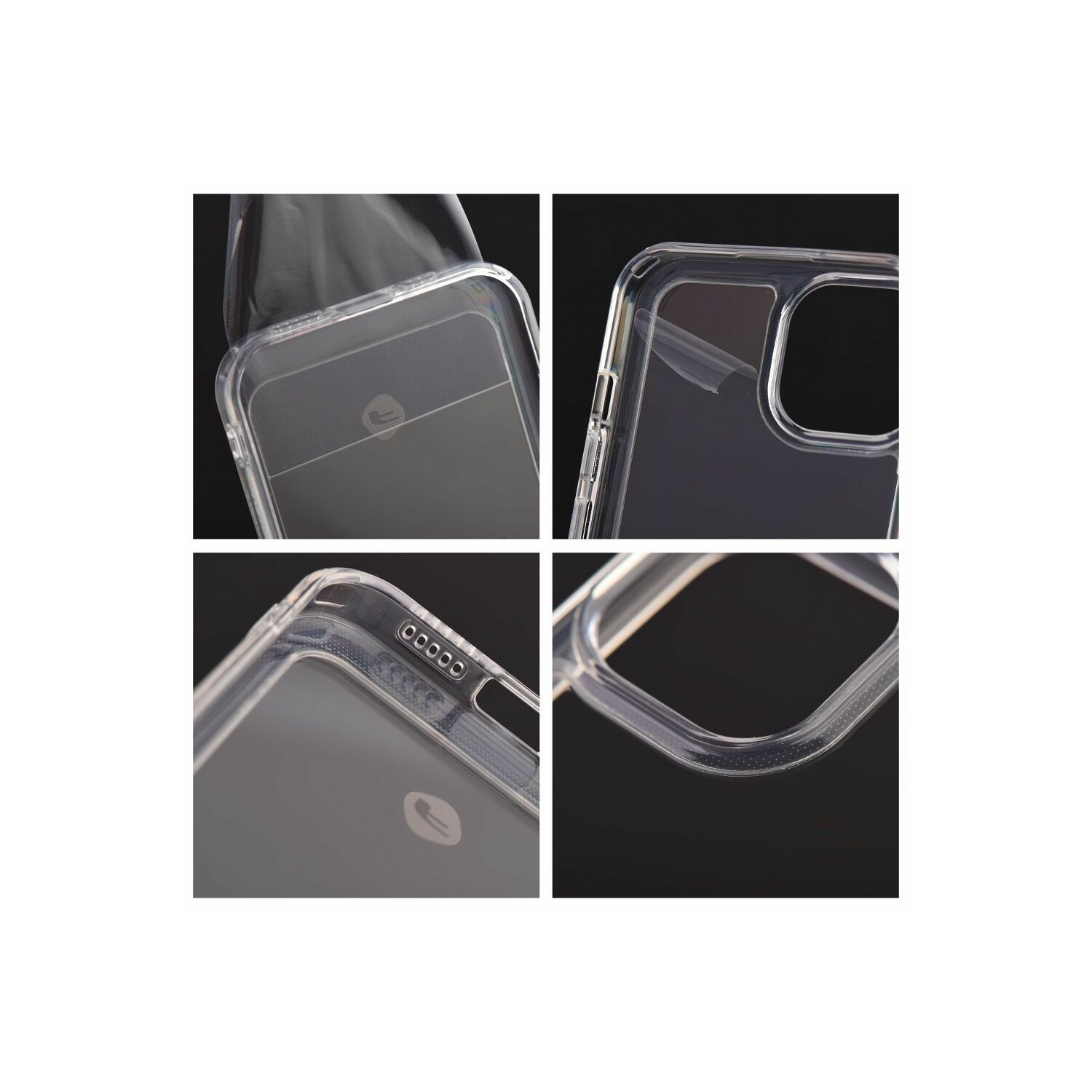 FORCELL Max, Hülle, Case F-Protect Clear 15 Pro Transparent Backcover, iPhone Apple,