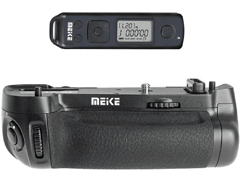 AYEX Batteriegriff mit Funk-Timer-Fernauslöser für Nikon D750 wie MB-D16 MK-DR750, Batteriegriff, Black, passend für Nikon D750