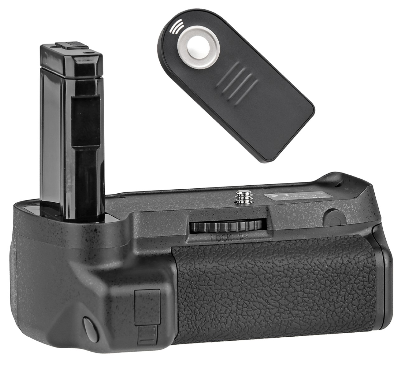 AYEX Batteriegriff Nikon D3400 mit IR-Fernauslöser Black ähnlich Batteriegriff, MB-D3400
