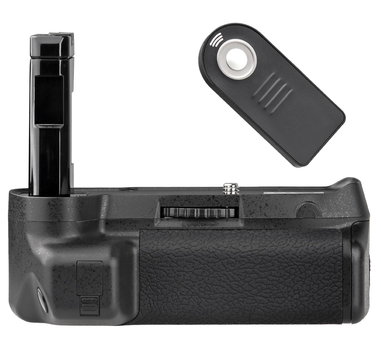 AYEX Batteriegriff Nikon D3400 mit IR-Fernauslöser Black ähnlich Batteriegriff, MB-D3400