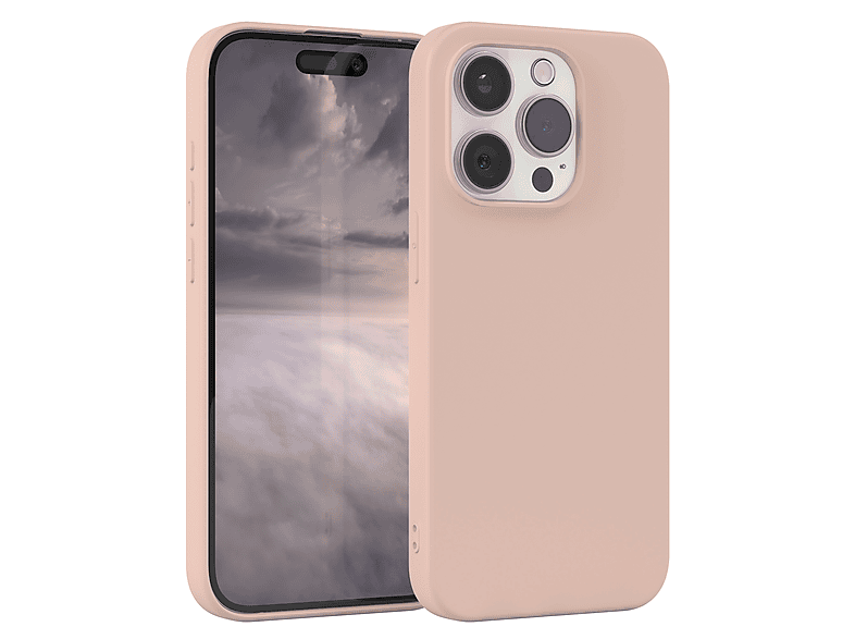 Apple, / TPU CASE Altrosa EAZY 15 Pro, Handycase iPhone Matt, Backcover, Silikon Rosa