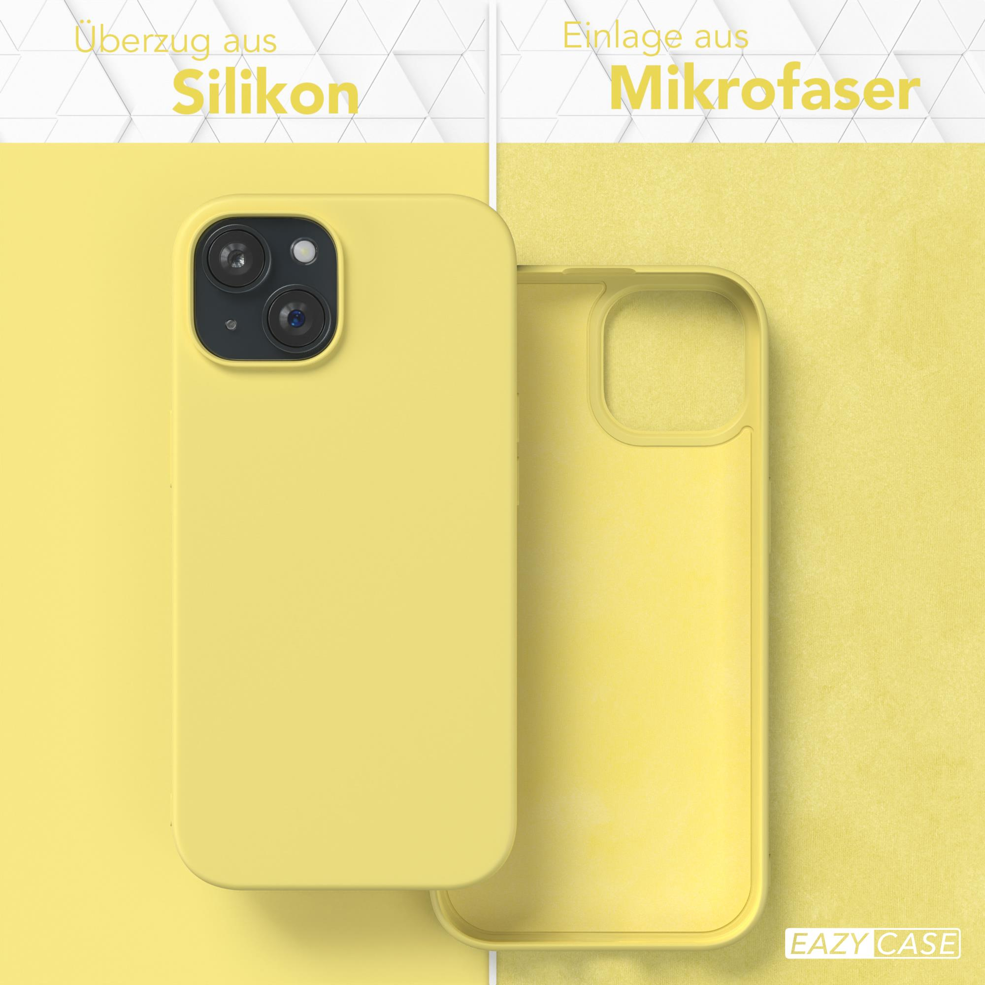 15, Matt, Silikon Gelb Handycase EAZY CASE Apple, iPhone TPU Backcover,