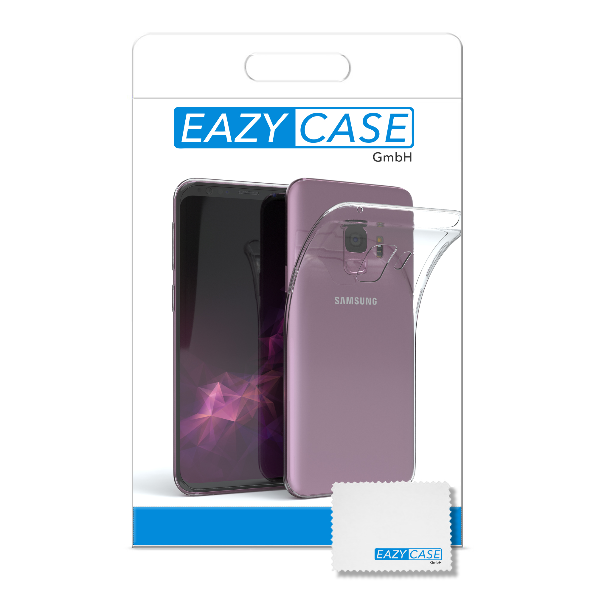 EAZY CASE Clear S9, Durchsichtig Galaxy Backcover, Case, Samsung