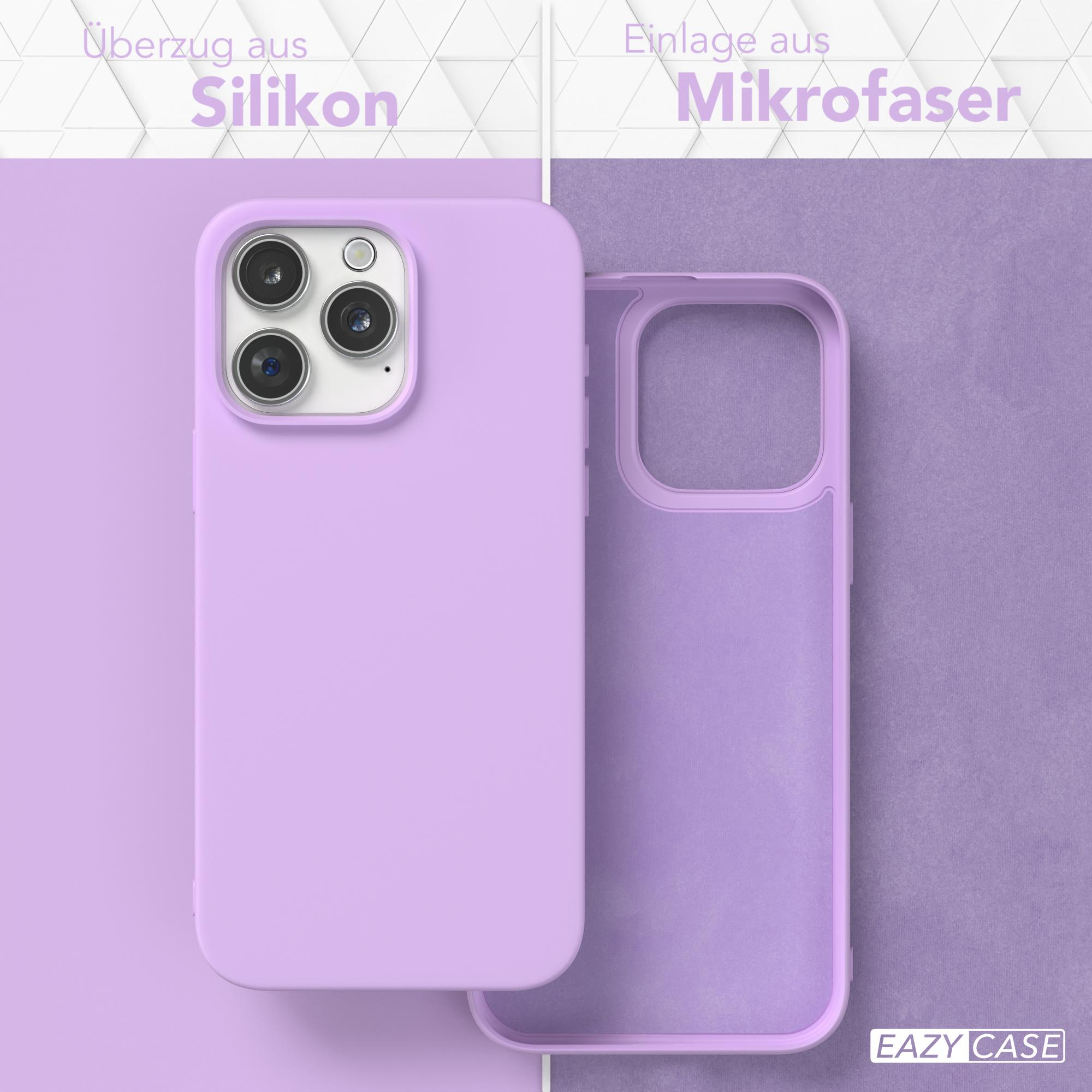 EAZY CASE TPU Silikon Handycase Pro Lavendel Max, iPhone 15 Matt, Backcover, Lila Apple