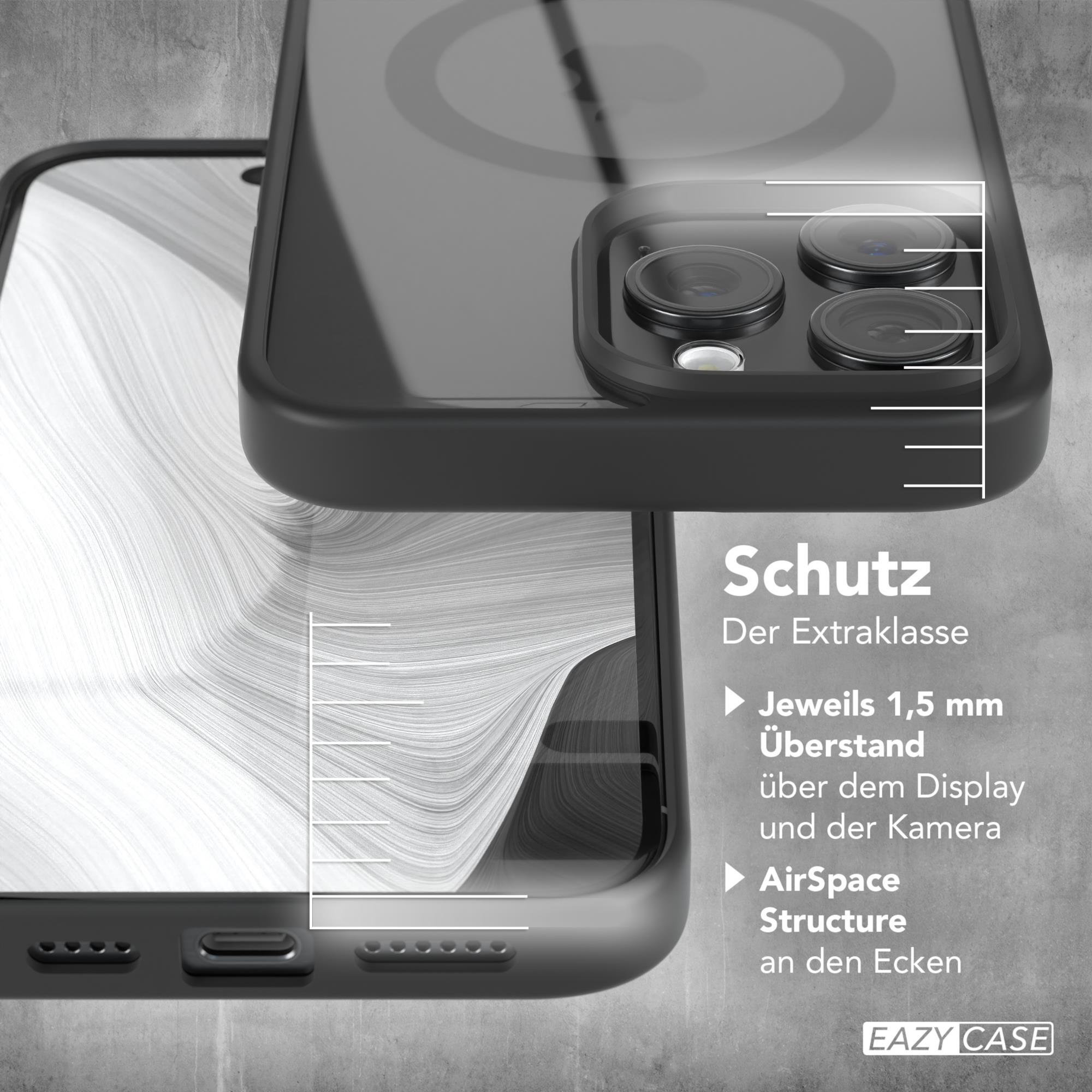 Nahaufnahme einer Handyhülle mit Telefon. Text: Schutz Der Extraklasse.