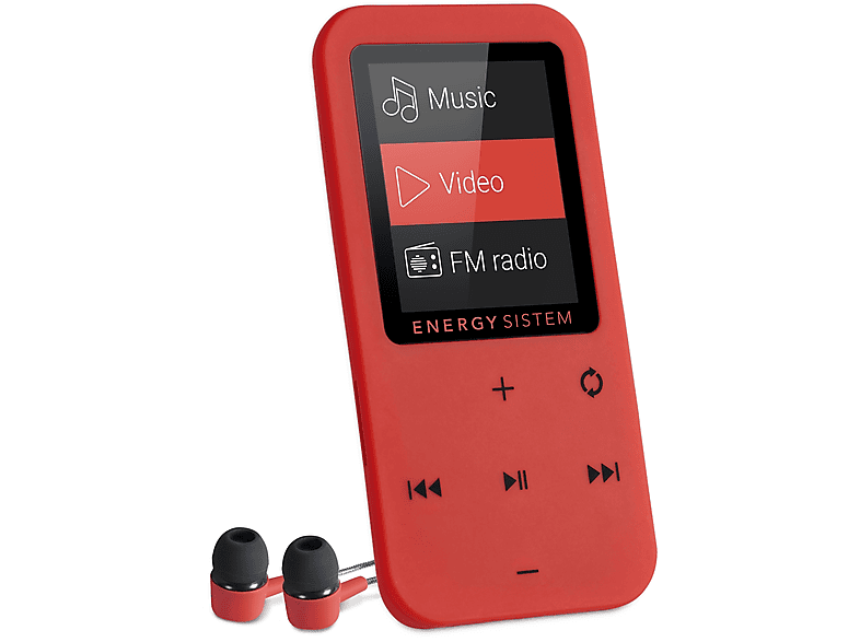 Reproductor MP4 - MP4 Touch ENERGY SISTEM, 1,8  15 h Coral