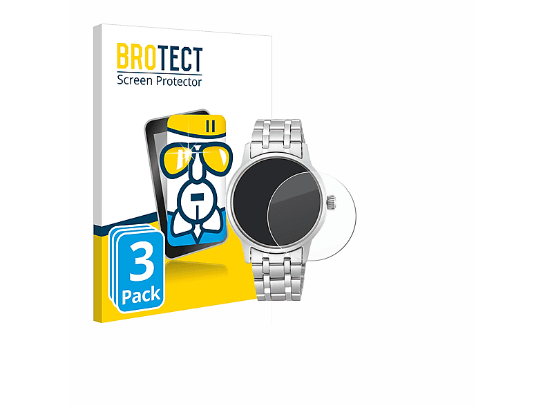 BROTECT 3x Airglass klare Schutzfolie(für Seiko Presage SRP839J1)