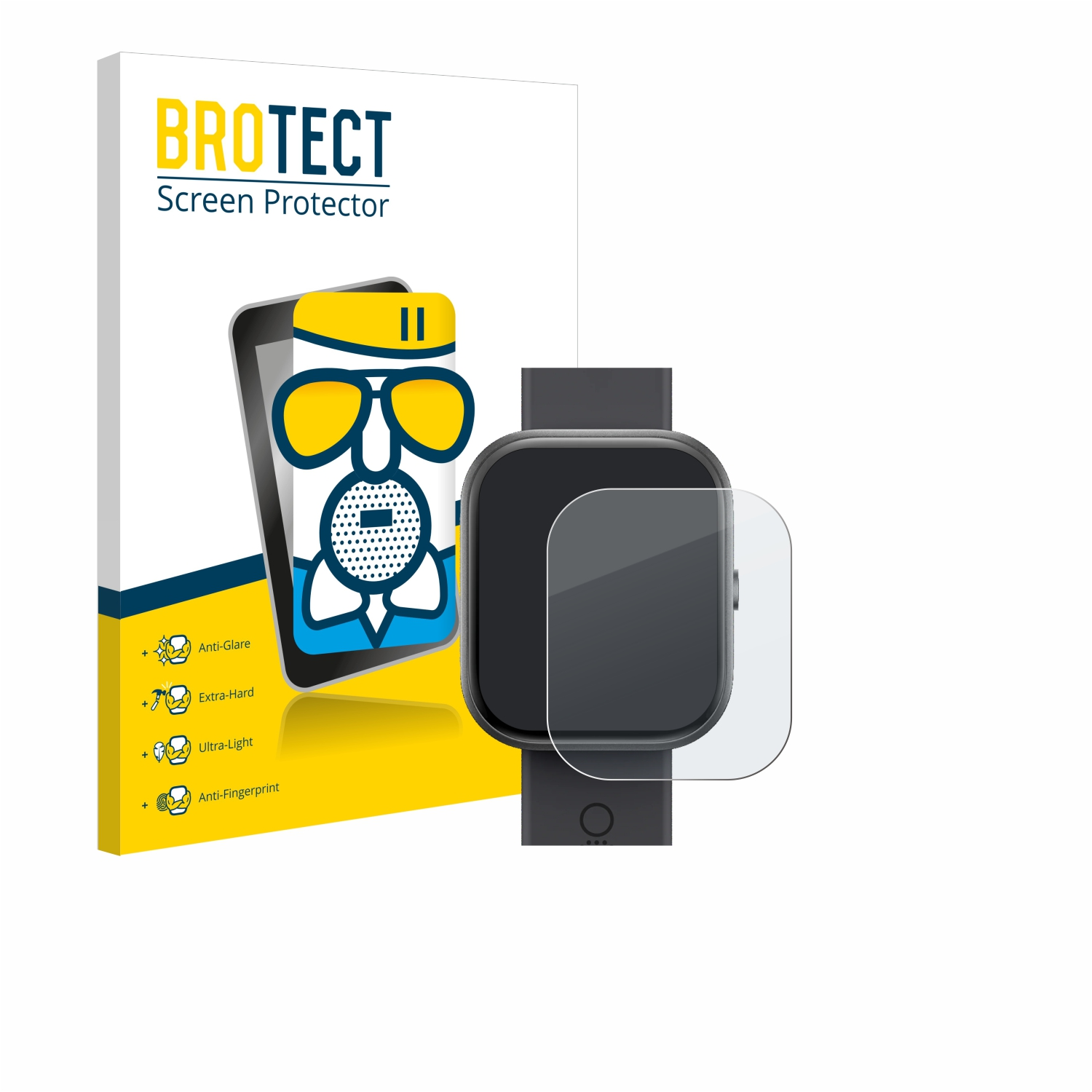 Pro) BROTECT matte Watch Schutzfolie(für Nothing CMF Airglass