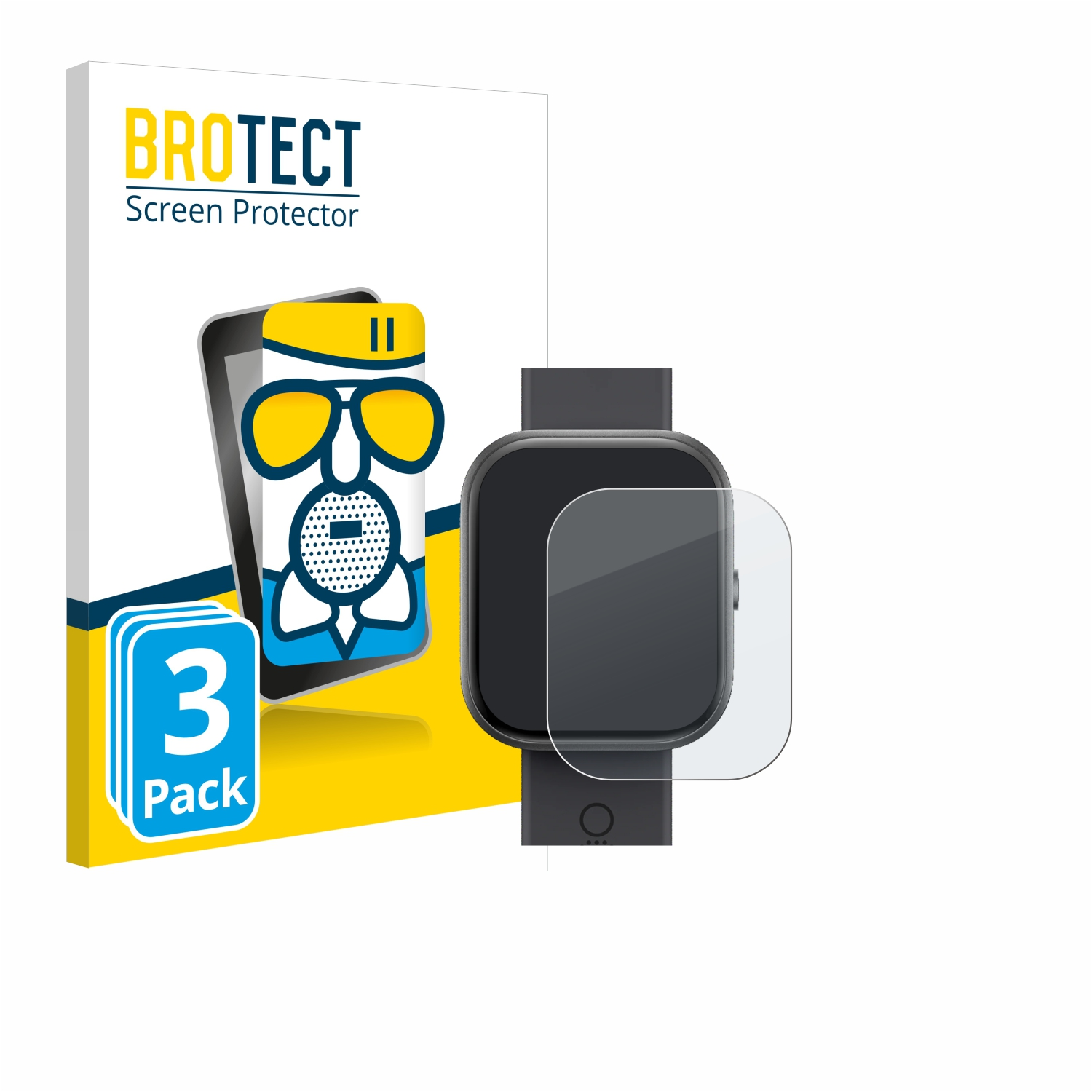 Schutzfolie(für 3x Pro) CMF matte BROTECT Airglass Watch Nothing