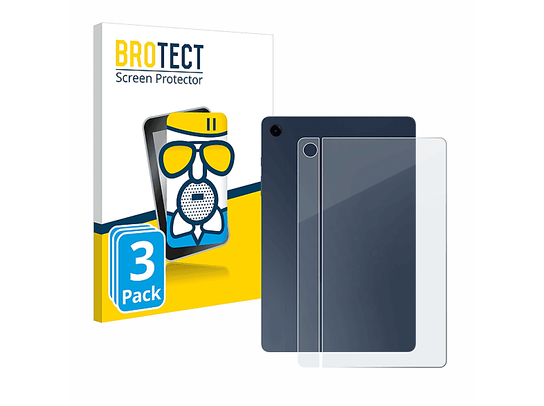 BROTECT 3x Airglass matte Schutzfolie(für Samsung Galaxy Tab A9 Plus WiFi)