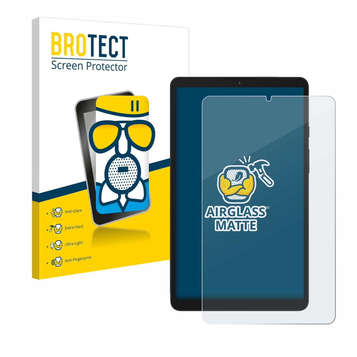 BROTECT Airglass matte Schutzfolie(für Samsung LTE) Tab A9 Galaxy
