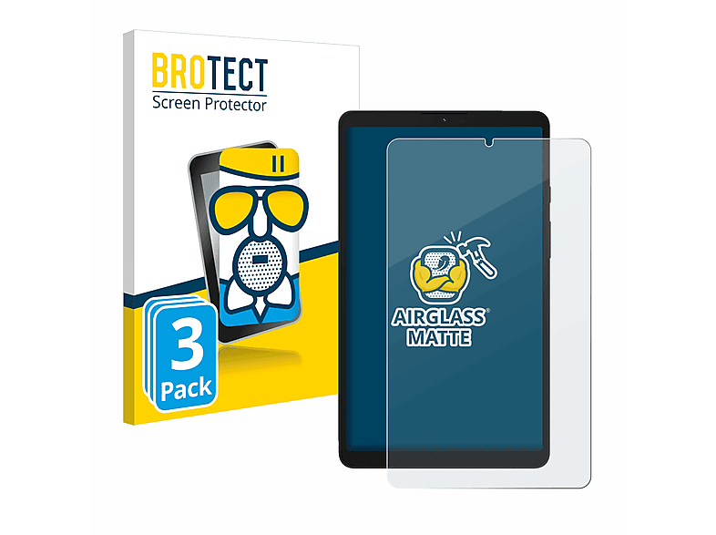 BROTECT 3x Airglass matte Schutzfolie(für Samsung Galaxy Tab A9 WiFi)