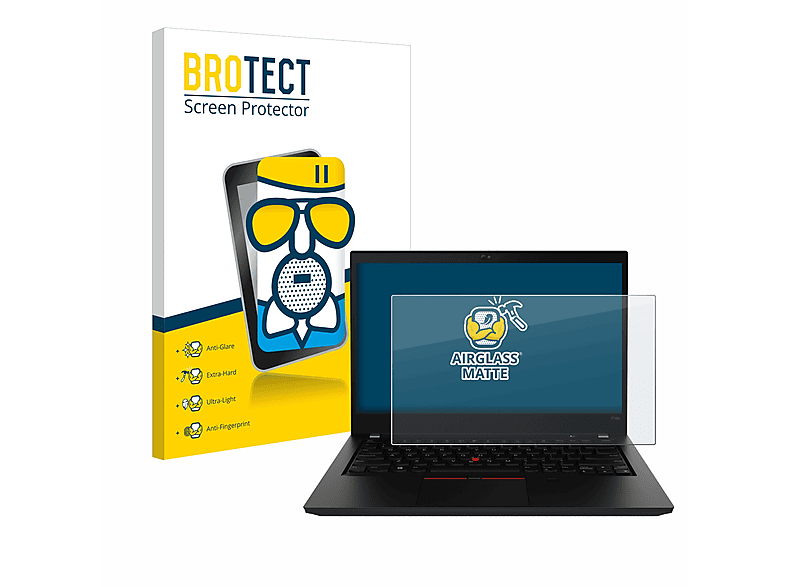 BROTECT Airglass matte Schutzfolie(für Lenovo ThinkPad P14s Gen 2)