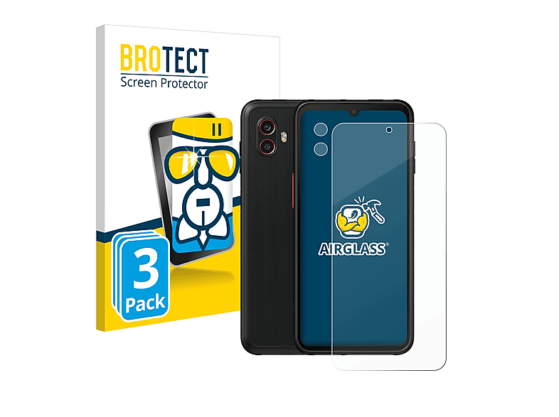 BROTECT 3x Airglass klare Schutzfolie(für Samsung Galaxy Xcover 6 Pro) | Displayschutzfolien & Gläser
