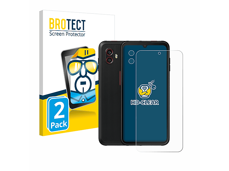 6 klare Xcover Schutzfolie(für BROTECT 2x Galaxy Pro) Samsung