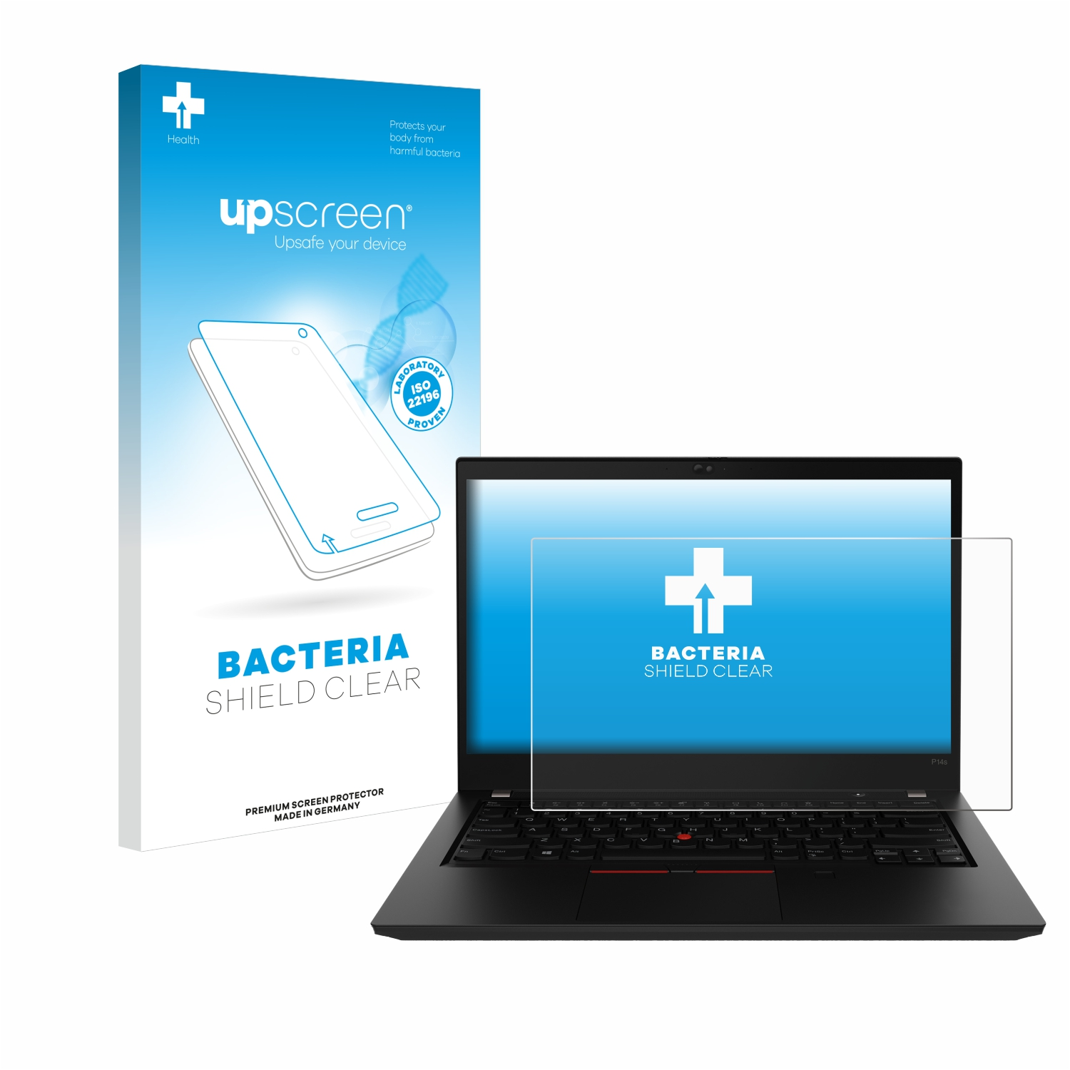 UPSCREEN antibakteriell klare Schutzfolie(für ThinkPad P14s Lenovo Gen 2)