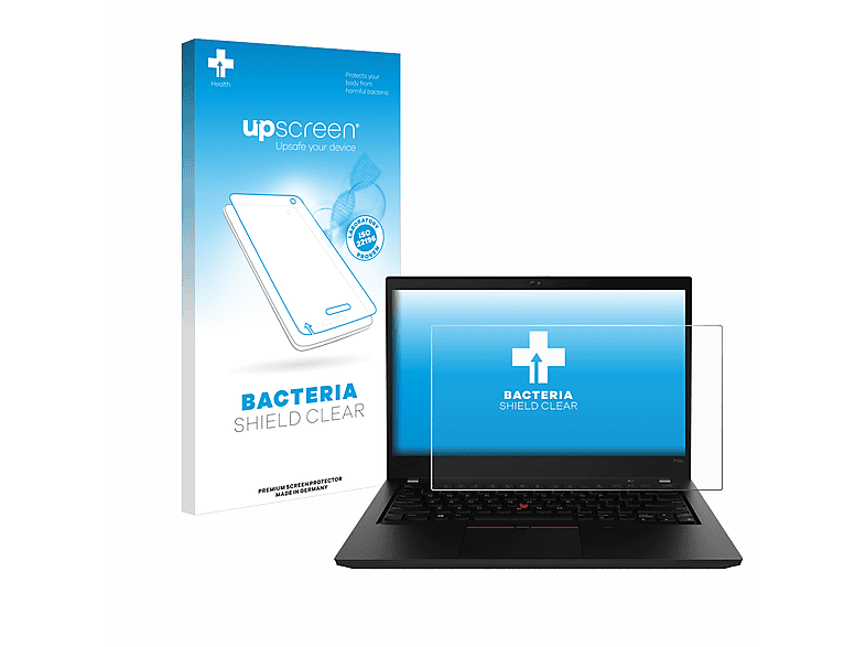 UPSCREEN antibakteriell klare Schutzfolie(für Lenovo ThinkPad 2) P14s Gen