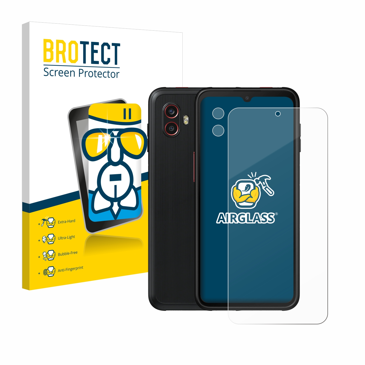 BROTECT Galaxy Pro) klare Airglass Xcover Schutzfolie(für 6 Samsung
