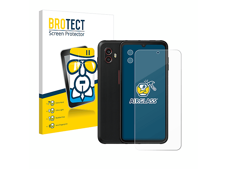 Schutzfolie(für Samsung klare Xcover Galaxy BROTECT 6 Airglass Pro)