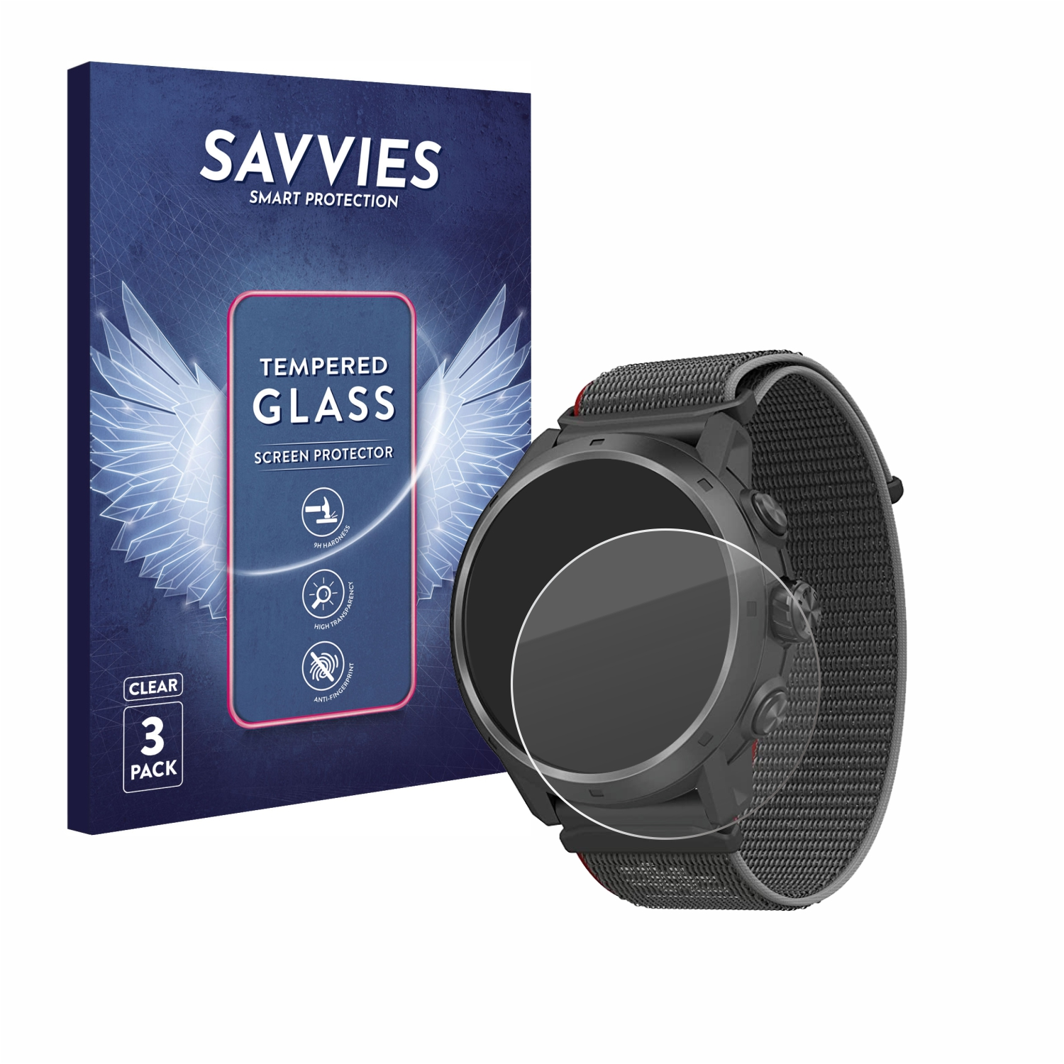 SAVVIES 3x 9H klares Pro) 2 Apex Schutzglas(für Coros