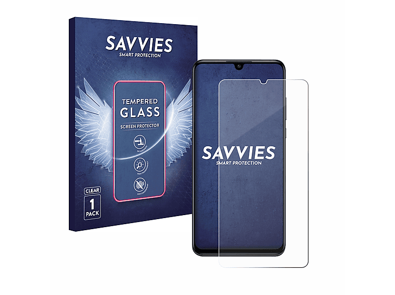 SAVVIES 9H klares Schutzglas(für Huawei lite) P30