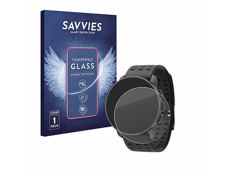 Schutzglas(für Suunto klares Pro) 9 SAVVIES Peak 9H