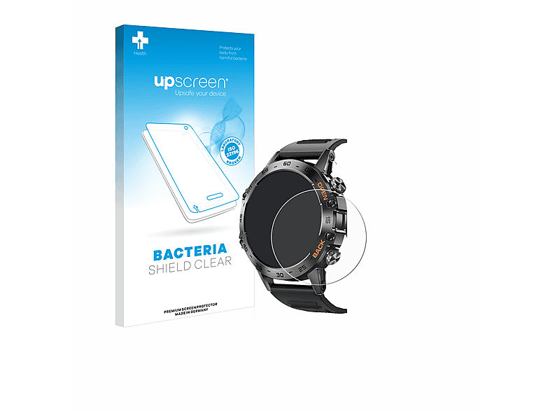 UPSCREEN antibakteriell klare Schutzfolie(für Lemfo Smartwatch 1.39\