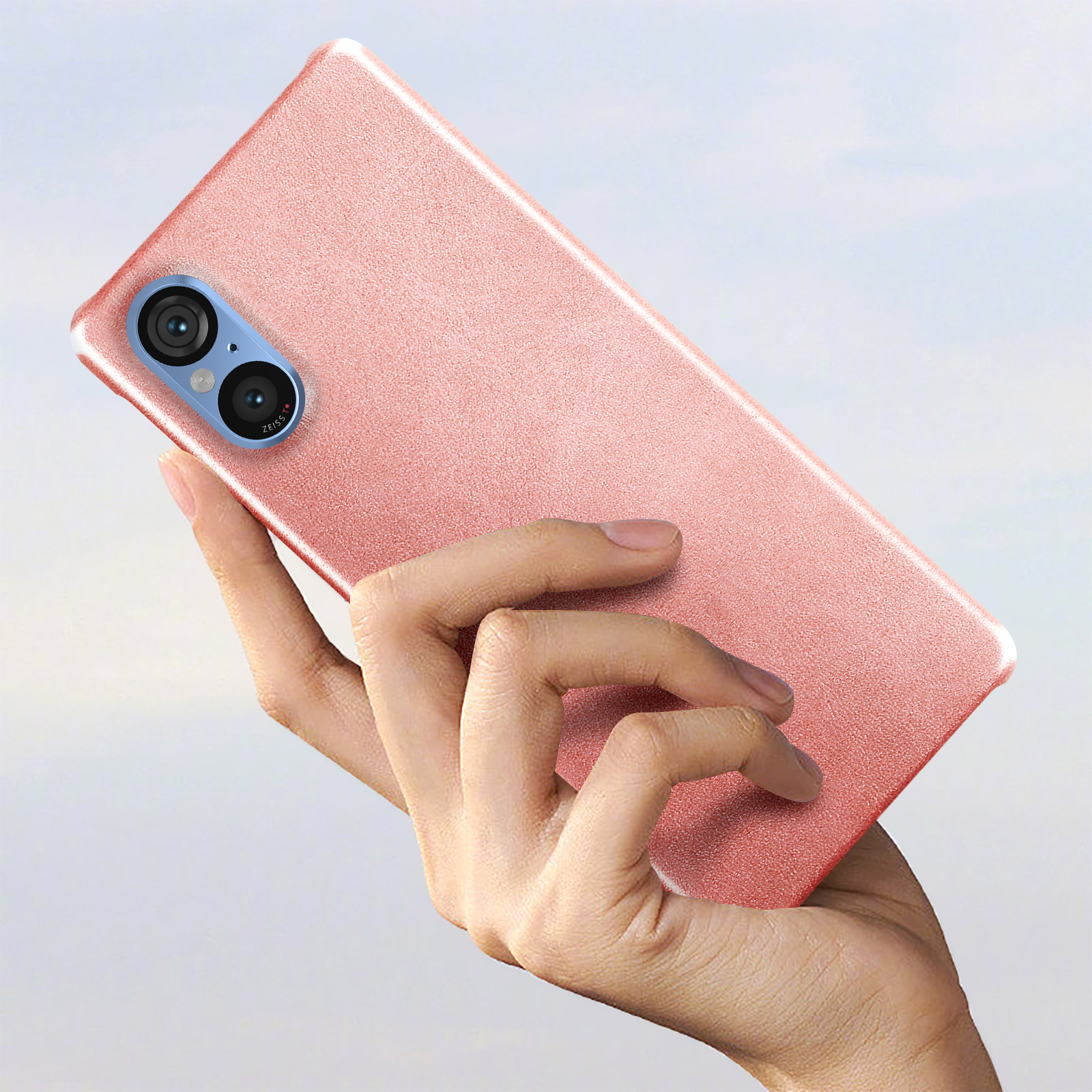 AVIZAR Vintage-Lederoptik Series, Backcover, Sony, Xperia 5 V, Rosegold