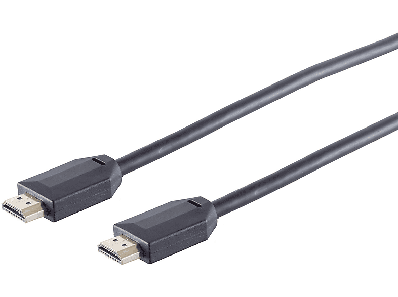 S/CONN MAXIMUM CONNECTIVITY Ultra HDMI Kabel, 10K, PVC, schwarz, 5m HDMI Kabel