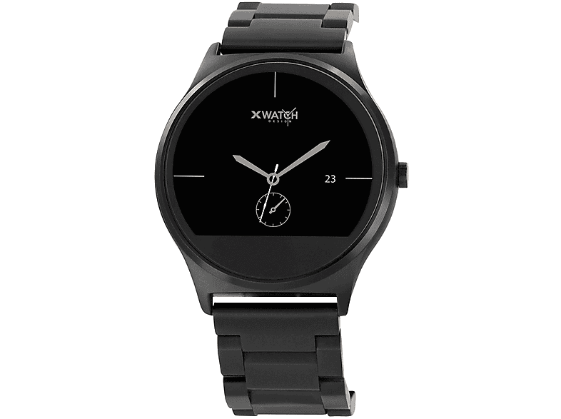 X-WATCH 54021 X-WATCH QIN XW PRIME II - DARK STEEL Smartwatch Metall Metall, 265 mm, Schwarz