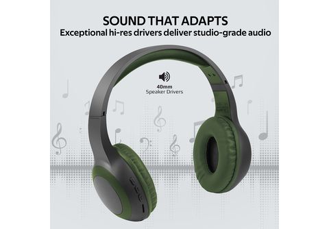 Auriculares inalámbricos con cancelación activa de ruido, 80 horas de  reproducción, Bluetooth con micrófono, auriculares inalámbricos Bluetooth  con