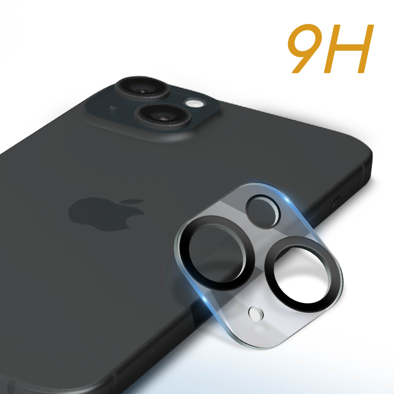 ENKAY 9H Glas Kamerafolie 15 Plus) Apple Folien(für iPhone Rückkamera