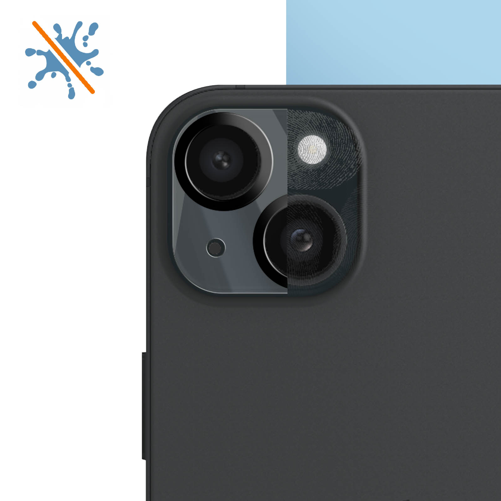 ENKAY 9H Glas Kamerafolie Rückkamera Plus) Folien(für iPhone 15 Apple