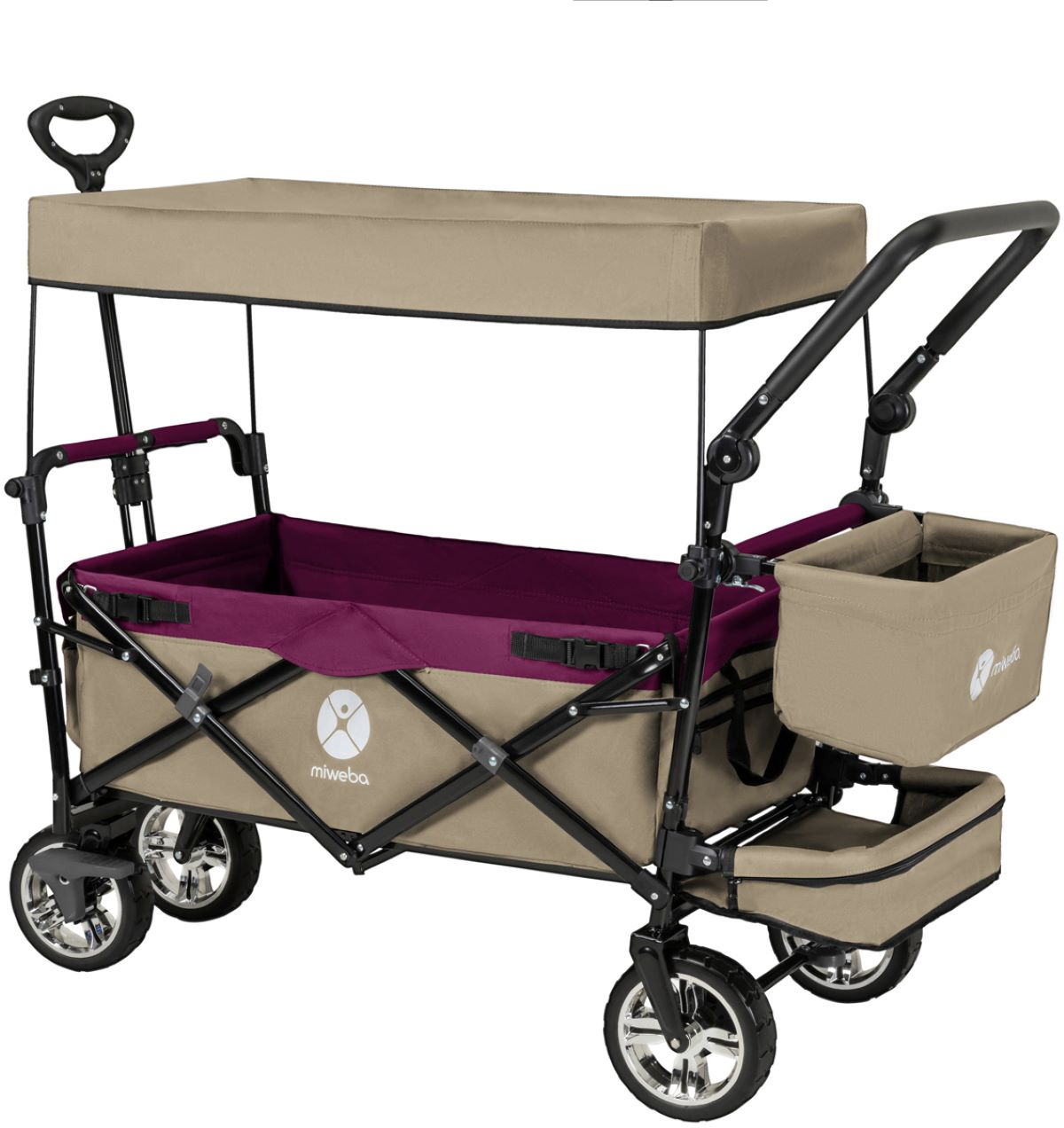 MIWEBA Bordeaux MB-20 Beige Bollerwagen,