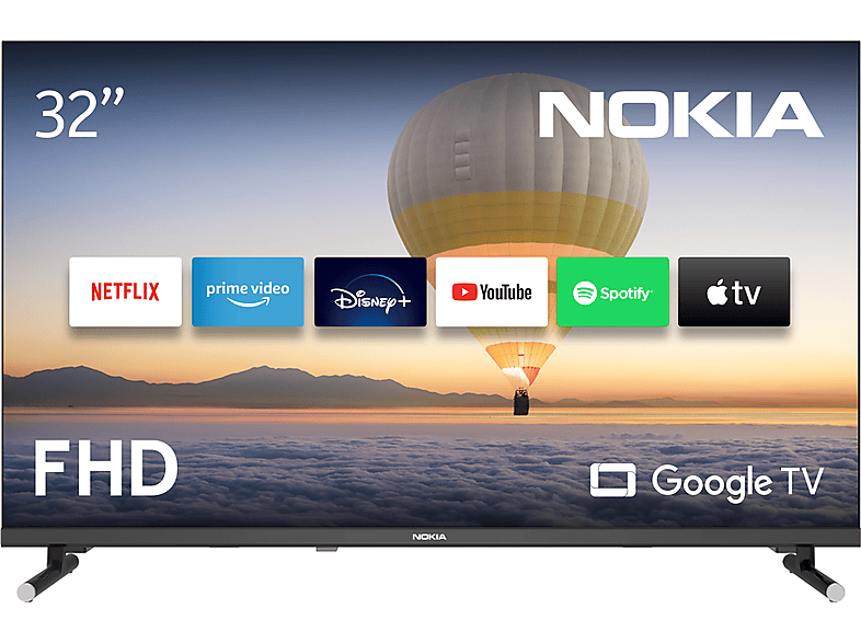 NOKIA FN32GE320 LED TV (Flat, 32 Zoll / 80 cm, Full-HD, SMART TV ...