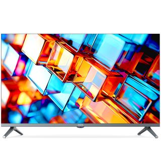 TV QLED 32" - CHIQ L32QM8G, Google TV, Diseño sin bordes, HDR10/HLG, WiFi Dual Band, Google Assistant,, Full-HD, Smart TV, DVB-T2 (H.265), Negro