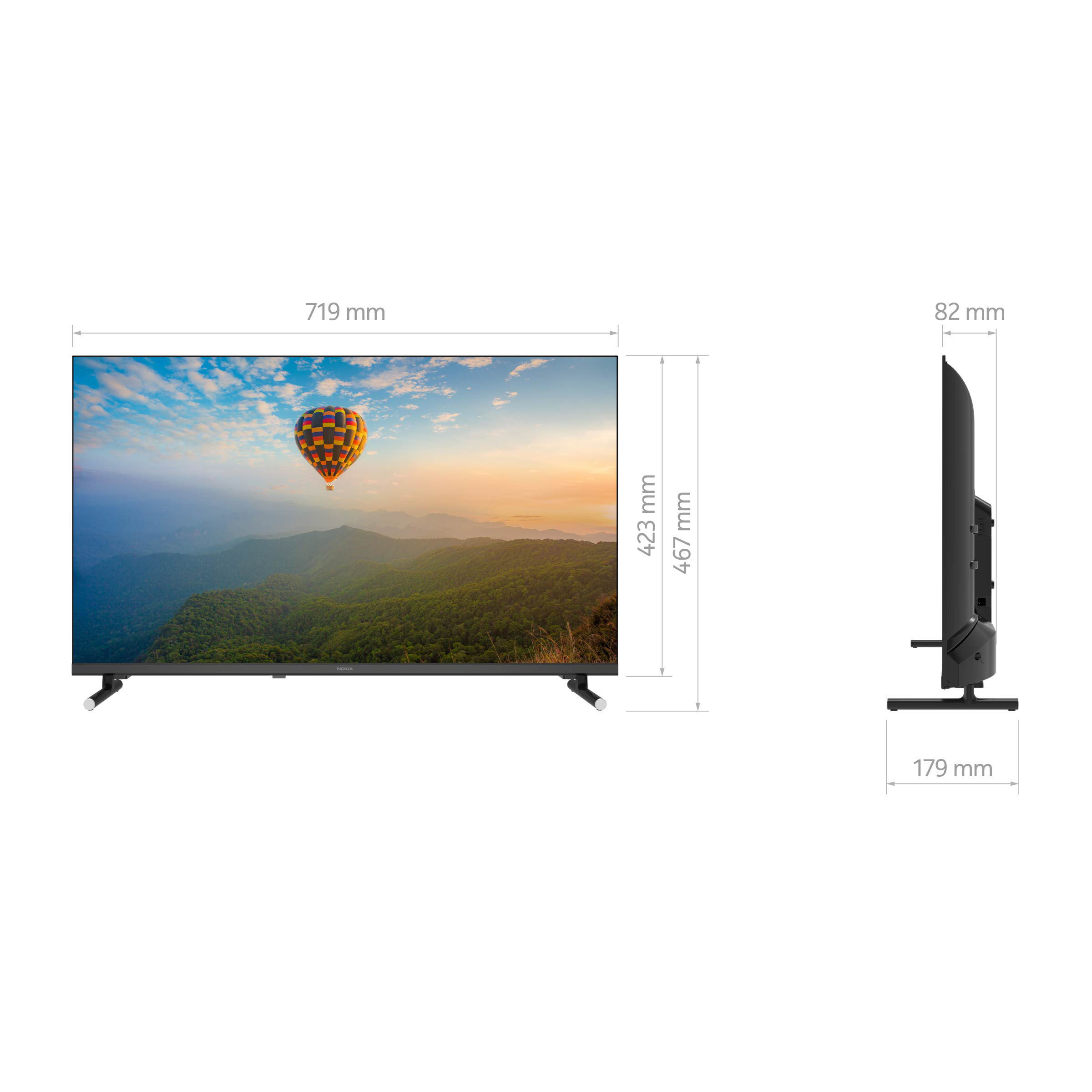 NOKIA HN32GE320C LED TV 81 TV, Android) HD, SMART / (Flat, Zoll cm, 32
