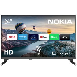 TV LED 24" - NOKIA HN24GE320C, HD, Smart TV, DVB-T2 (H.265), Negro