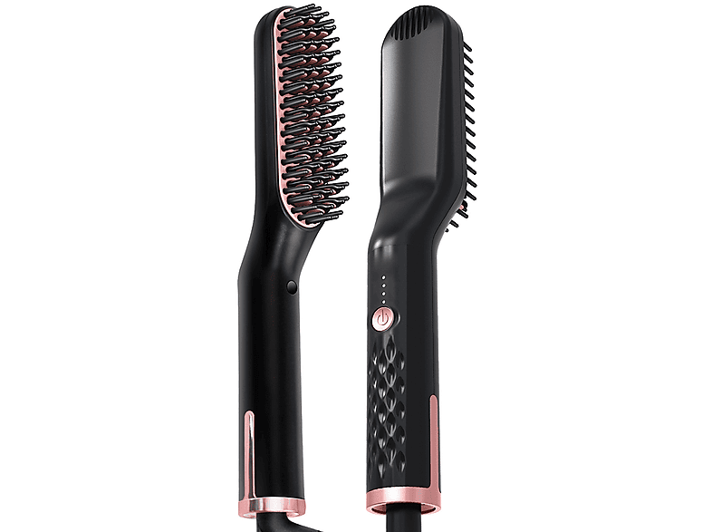 BRIGHTAKE 3-in-1 Haarglättungskamm Heißluftkamm Unisex Warmluftbürste
