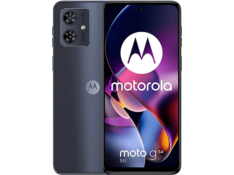 Móvil - MOTOROLA Moto G54, Azul, 128 GB, 4 GB RAM, 6,5 , Mediatek  Dimensity 7020 (6 nm), Android 13